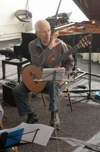 John Williams, Watermill Jazz Club, Dorking, Surrey, UK, 14 May 2019. Creator: Brian O Connor