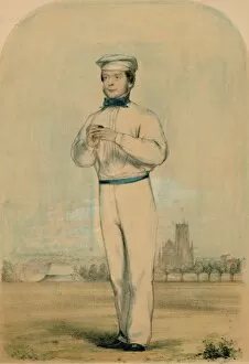 Cricket Ball Collection: John Wisden, c1850s. Creator: Unknown