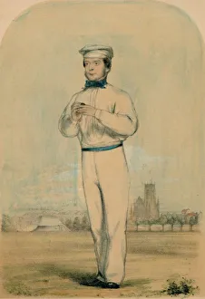 Cricket Ball Collection: John Wisden, c1850s. Creator: Unknown