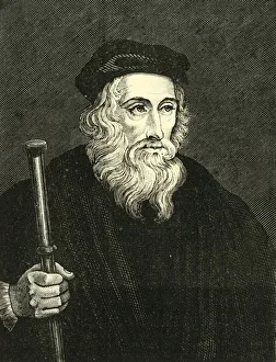 Reformer Collection: John Wyclif, (1320s-1384), 1890. Creator: Unknown