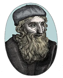 John Wycliffe, 14th century English religious reformer, 16th century