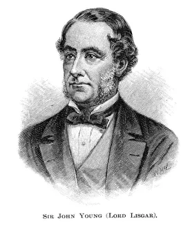 Garran Prints: John Young, 1st Baron Lisgar, Governor of New South Wales, (1886). Artist: W Macleod