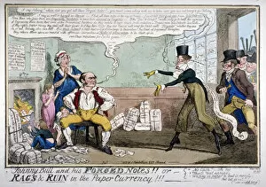 Johnny Bull and his forged notes!!!, 1819