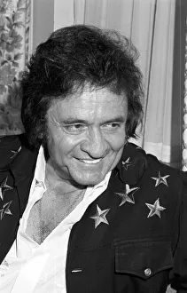 Cash Prints: Johnny Cash, Grosvenor Park Hotel, London, 1979. Artist: Brian O Connor