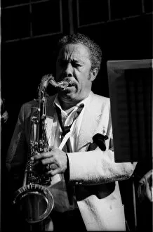 Johnny Gallery: Johnny Griffin, Pendley Jazz Festival. UK, July 1985. Artist: Brian O Connor