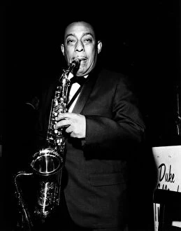 Alto Sax Collection: Johnny Hodges, Duke Ellington Band, 1962. Creator: Brian Foskett