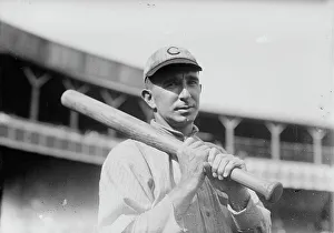 Baseball Cap Prints: Johnny Kling, Chicago NL (baseball), 1910. Creator: Bain News Service