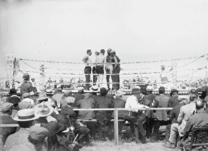 Johnson - Flynn contest, July 4 1912. Creator: Bain News Service