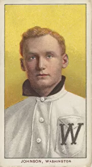 Redhead Collection: Johnson, Washington, American League, from the White Border series (T206) for the Ameri