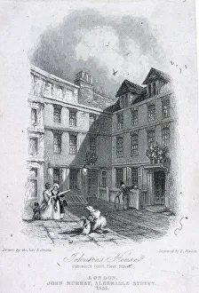 Edward Francis Prints: Johnsons Court, Fleet Street, London, 1835. Artist: Edward Francis Finden