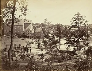 Tim Osullivan Prints: Johnson's Mill, Petersburg, VA. 1865. Creator: Tim O'Sullivan