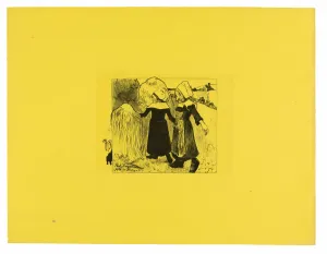 Volpini Suite Prints: Joies de Bretagne (Joys of Brittany), from the Volpini Suite, 1889. Creator: Paul Gauguin