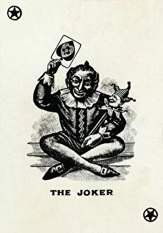 Deck Of Cards Collection: The Joker from a deck of Goodall & Son Ltd. playing cards, c1940
