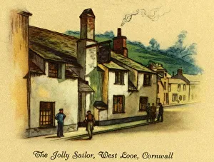 Cornish Gallery: The Jolly Sailor, West Looe, Cornwall, 1939. Creator: Unknown