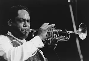 Trumpeter Prints: Jon Faddis, c2000. Creator: Brian Foskett