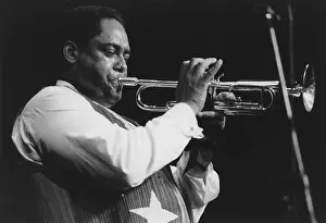 Trumpeter Prints: Jon Faddis, c2000. Creator: Brian Foskett