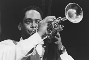 Trumpeter Prints: Jon Faddis, c2000. Creator: Brian Foskett