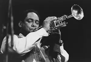 Trumpeter Prints: Jon Faddis, c2000. Creator: Brian Foskett