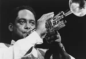 Trumpeter Prints: Jon Faddis, c2000. Creator: Brian Foskett
