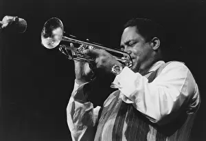 Trumpeter Prints: Jon Faddis, c2000. Creator: Brian Foskett