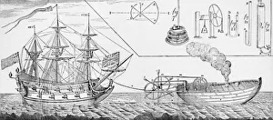 Henry Duff Traill Collection: Jonathan Hullss Steam Tug Boat, 1736, (1904)