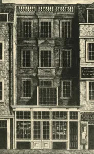 Sir Walter Besant Collection: Jonathan Wilds House, 1813, (1925). Creator: Unknown