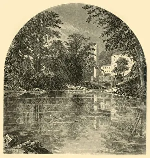 Mills Prints: Mill on Joness Falls, 1874. Creator: John Filmer