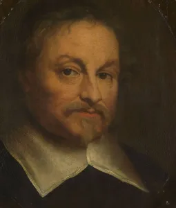 Joost Van Den Vondel Prints: Joost van den Vondel (1587-1679), Poet, 1653. Creator: Govaert Flinck