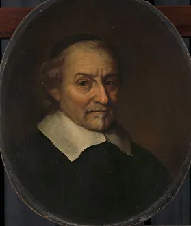 Joost Van Den Vondel Prints: Joost van den Vondel (1587-1679), Poet, 1665. Creator: Philip Koninck