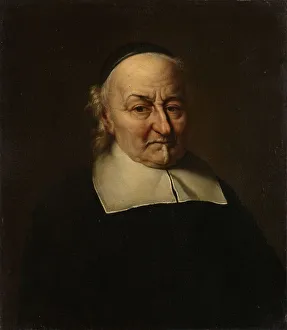 Joost Van Den Vondel Prints: Joost van den Vondel (1587-1679), Poet, 1674. Creator: Philip Koninck