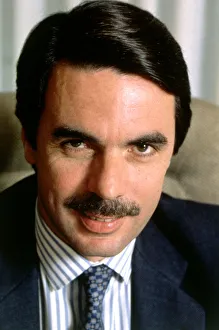 1994 Prints: Jose Maria Aznar (1953 -) President of the government of Spain and Partido