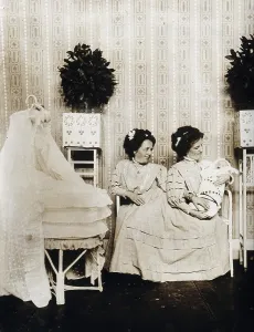 Newborn Prints: Josefa Blazek and Rosalia Blazek (Rosa Blazek)