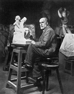 Images Dated 2nd February 2008: Joseph-Antoine Bernard (1866-1931), French sculptor, 1931