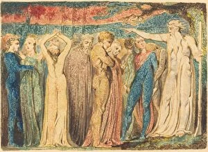 Joseph of Arimathea Preaching to the Britons, c. 1794/1796. Creator: William Blake