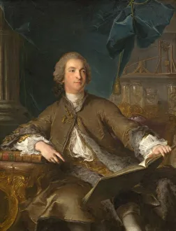 Nattier Jean Marc Prints: Joseph Bonnier de la Mosson, 1745. Creator: Jean-Marc Nattier