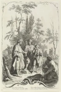 Joseph and His Brothers, c. 1745. Creator: Joseph Wagner