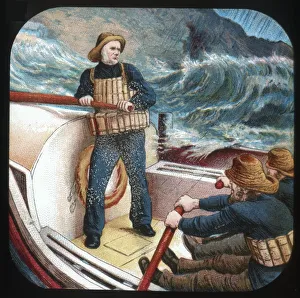 Steering Prints: Joseph Cox: Coxswain of the Hope, c1900. Creator: Unknown