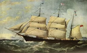 Barque Gallery: The Joseph Cunard, 1839, (1938). Artist: Samuel Walters