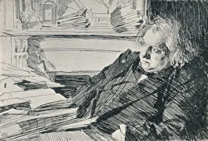 Expert Prints: Joseph Ernest Renan (1823-1892), 1892, (1898). Artist: Anders Leonard Zorn