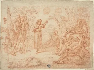 Maratti Carlo Prints: Joseph Interpreting His Dream to His Brothers