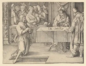 Interpreting Prints: Joseph Interpreting Pharoahs Dreams, 1512. Creator: Lucas van Leyden