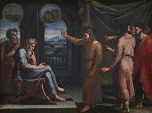 Prophesy Prints: Joseph Interprets Pharaoh's Dream, 1609-1665. Creator: Nicolas Poussin