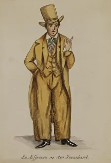 Joseph Jefferson as Asa Trenchard [From Tom Taylor's Our American Cousin'], 1855-1859. Creator: Alfred Jacob Miller