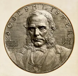 Preventive Medicine Prints: Joseph Lister, 1st Baron Lister, 1800-1899. Creator: JB Wendt