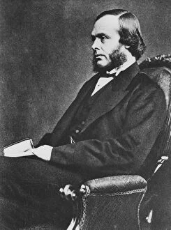 Joseph Lister, English surgeon and pioneer of antiseptic surgery, c1867