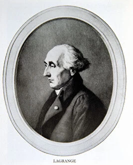 Images Dated 12th January 2015: Joseph Louis Lagrange (1736-1813), French mathematician
