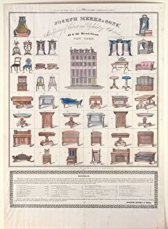 Joseph Meeks & Sons Manufactory of Cabinet and Upholstery Articles, 1833