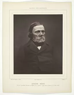 Woodburytype Collection: Joseph Mery, c. 1876 / 84. Creator: Unknown