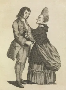 Young Prints: Joseph and His Mistress, May 9, 1771. Creator: Matthew Darly