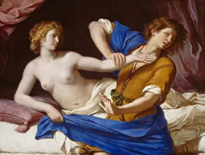 Employer Gallery: Joseph and Potiphars Wife, 1649. Creator: Guercino